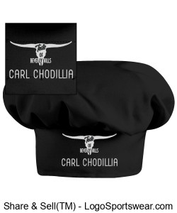 The Chef Carl Chodillia Chef's Hat (with Name) Design Zoom
