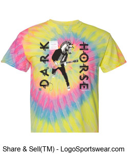 DARK HORSE Smart Tie-Dye T-shirt Design Zoom